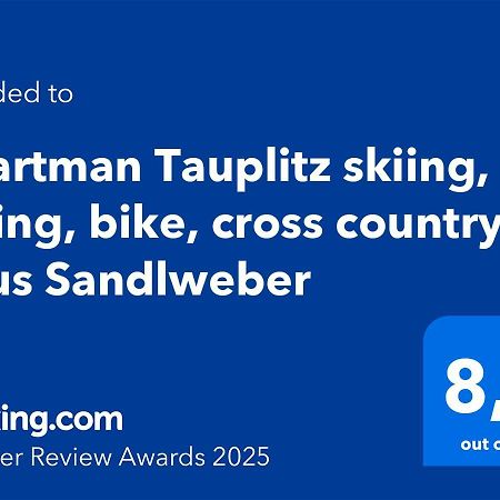 Apartman Tauplitz Skiing, Hiking, Bike, Cross Country - Haus Sandlweber Obersdorf Buitenkant foto